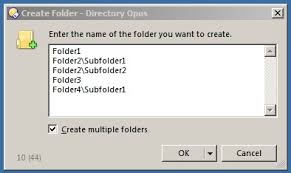 Create Multiple Sub Folders Template Help Support