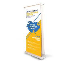 double sided roll up banner vertical