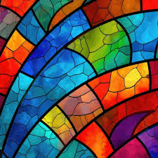 Colorful Stained Glasswork Pattern