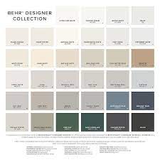 Behr Dynasty Whites Color Palette The