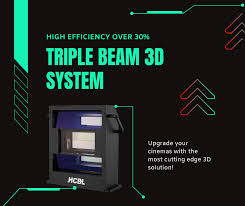 digital cinema 3d system triple beam