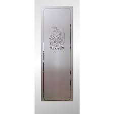 frosted glass pantry door