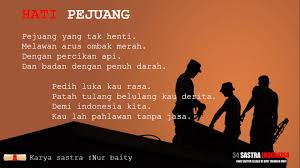 1.3 sajak yang ditulis mestilah dalam bahasa melayu serta sesuai untuk bacaan umum. 45 Puisi Kemerdekaan Perjuangan Dan Kepahlawanan Indonesia