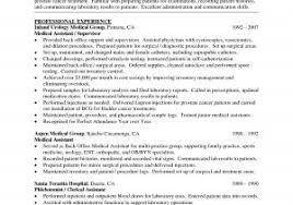 Medical Assistant Duties For Resume New Medical Assistant Duties