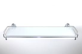 Bathroom Shelf In Chrome And White
