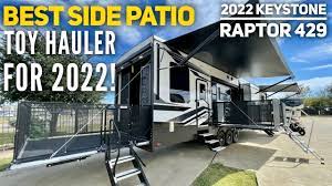 best side patio toy hauler for 2022
