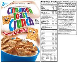 is cinnamon toast crunch cereal vegan