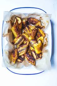 healthy baked sweet plantains maduros