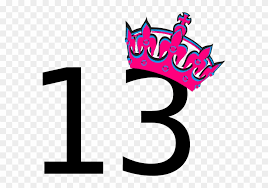 Number 13 Clipart Its My Birthday 13 Png Download