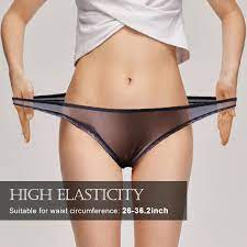 Htwon Women Sheer Panties Thong Ultra-thin Mesh Underwear Lingerie Knicker  See-through - Walmart.com