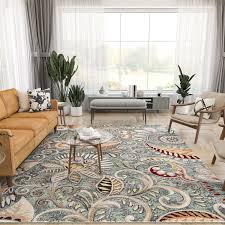 9x12 modern seafoam large area rugs for