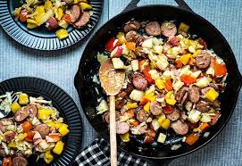 sausage and sauer skillet heinen