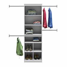 Wall Mount Adjustable Closet System