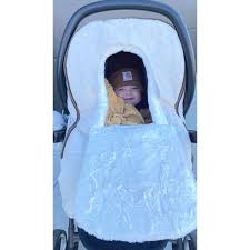 Car Seat Cover Winter Linen Oatmeal