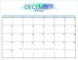 Free 2020 Calendar Printable Simple And Very Pretty