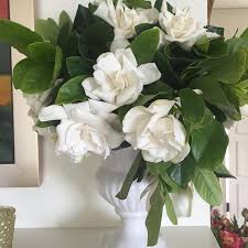 Vase Gardenia Flower Arrangement