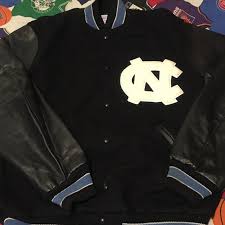 Vintage Neff Unc Tar Heels Varsity Jacket
