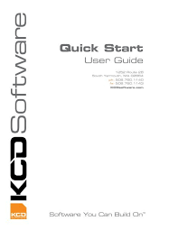 kcdwquick user manual2 kcd software