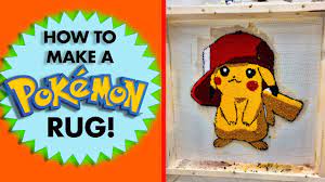 custom rug ruf tufting a pikachu