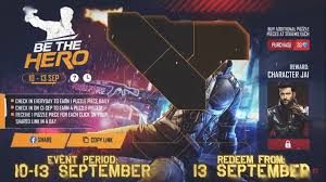 Jigsaw free fire all codes,free fire new event,operation chrono,guess the ambassador event,how to complete new event,how to. All You Need To Know About Free Fire Be The Hero Event Full Details