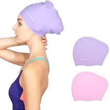 The silicone material allows the swim cap to stretch comfortably so in case it is being used by someone who has long hair, it does not get tangled very easily. Top 10 Womens Swimming Caps