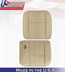 Bottom Leather Seat Covers Tan