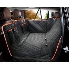 Black Car Back Seat Protector Cover For