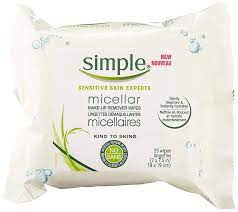 simple wipes micellar 25 count