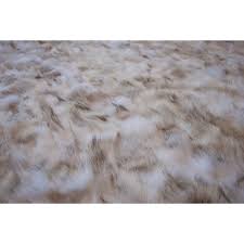 fur carpet rug wolf beige white frame