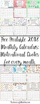 March is the month that god designed to show those who don't drink what a hangover is like. Free Printable 2018 Monthly Motivational Calendars