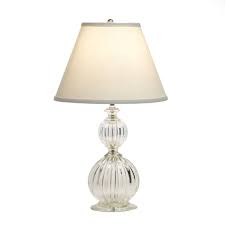 Murano Glass Clear Table Lamp