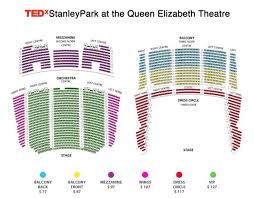 Queen Elizabeth Theatre Seating Map Tedx Vancouvers