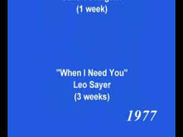 Number One Hits 1976 1977 Uk