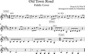 old town road fiddle cover fiddlehed