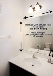 How To Frame A Bathroom Mirror How To