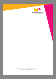 rectangular a4 paper letterhead for