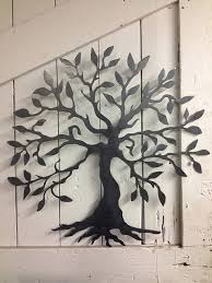 metal tree wall art wrought iron