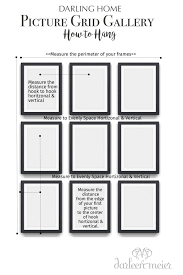 How To Hang A Picture Grid Gallery