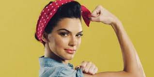 kendall jenner as rosie the riveter for