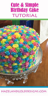 Now the question is how to use it? Rainbow Birthday Cake
