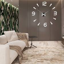 modern adhesive wall clocks 3d clock
