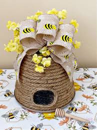 make the cutest beehive decor dollar