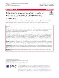 beta alanine supplementation effects on