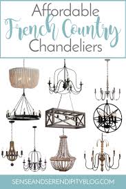 Affordable French Country Chandeliers Sense Serendipity