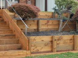 Wood Retaining Wall Ideas Landscape