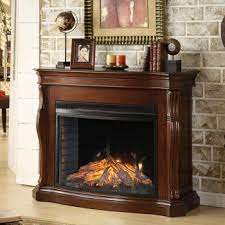 mantle electric fireplace
