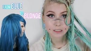 Anything that lightens your hair (and has bleach in) has taken the colour pigment out of the hair. From Blue To Blonde How I Bleach My Hair And Keep It So Healthy Youtube