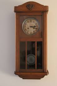 Mechanical Oak Wall Clock Pendulum