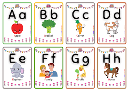 free alphabet flash cards a z about