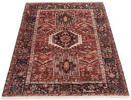 heriz persian rug red 191 x 140 cm